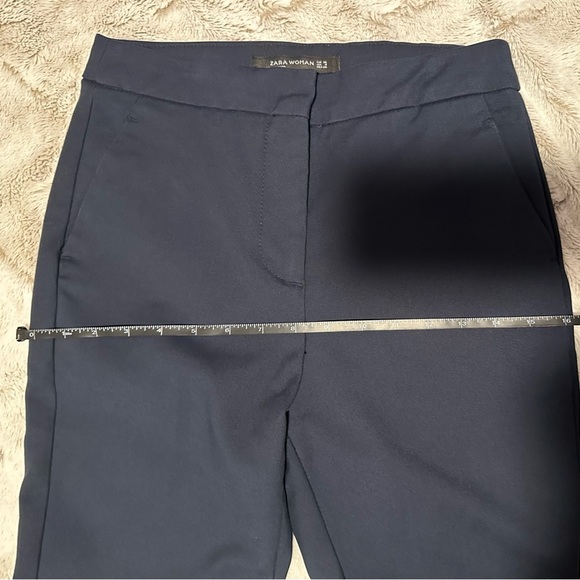 Zara Navy Blue Trousers - Picture 4 of 13